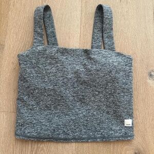 Vuori  Elevation Square Neck Tank Heather Grey